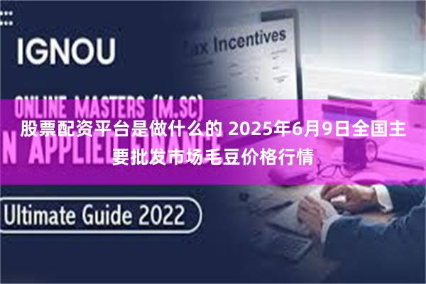 股票配资平台是做什么的 2025年6月9日全国主要批发市场毛豆价格行情